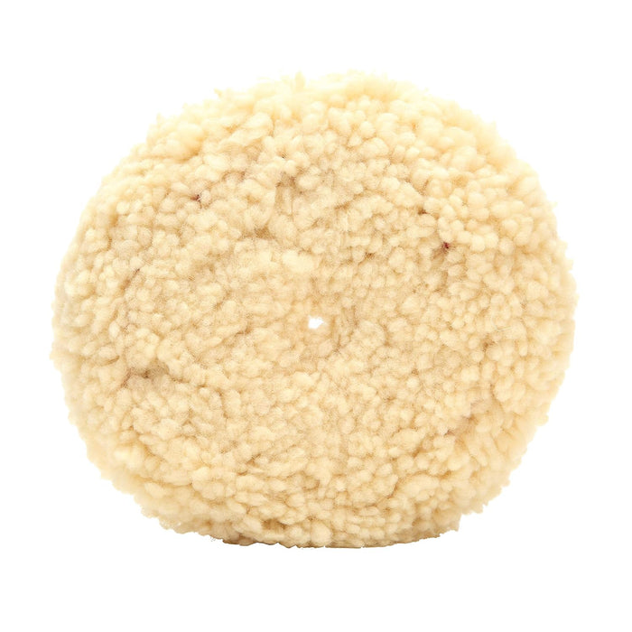 Perfect-It™ 05719 Single Sided Compound Pad, 9 in Dia, Hook and Loop Attachment, Wool Pad