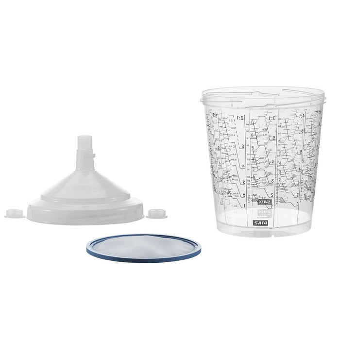 SATA Cup, 0.6L, Std Lid, 125m Flat Sieve, 60 Pk — view 2