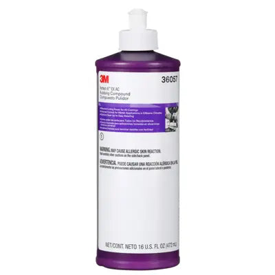 3M Perfect-It EX AC Rubbing Compound 36057 16 oz White Liquid - Removes Sand Scratches