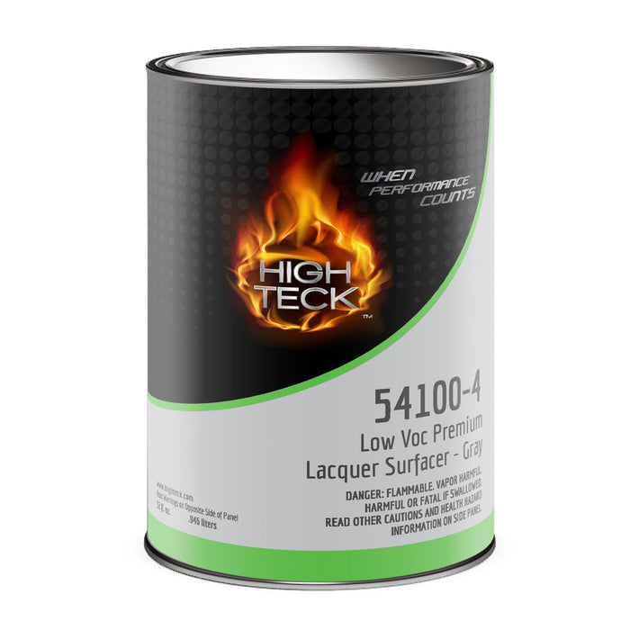 High Teck Products High Teck 54100-4 Low Voc Premium Laquer Primer Surfacer Gray