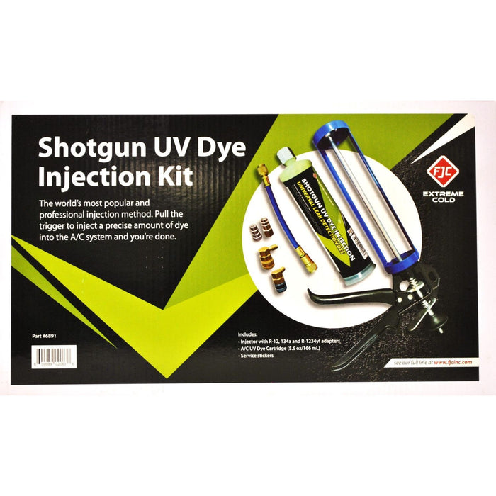 FJC REFRIGERANT Shotgun UV Dye Injection Kit