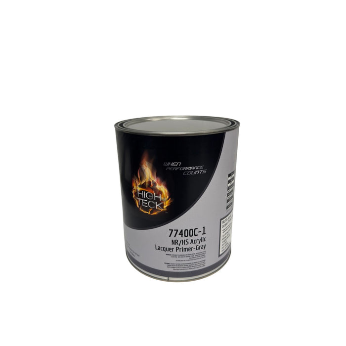 High Teck 77400C-1 High Solids Acrylic Lacquer Primer, Gray, 1 gal, 2.1 lb/gal VOC, 1:1 Mix