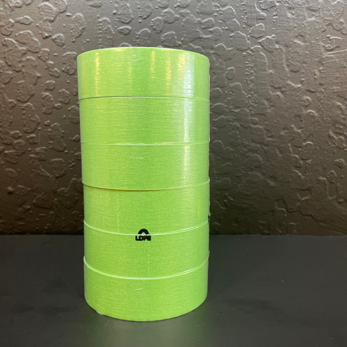 HB Green Masking Tape Automotive Waterproof 1 1/2", 6 rolls EA