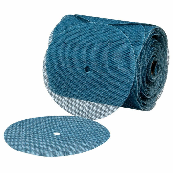 Cubitron™ II 36423 Disc, 6 in Dia, 180 Grit, Aluminum Oxide Abrasive, Blue, Dry Wet/Dry, Hook and Loop Attachment