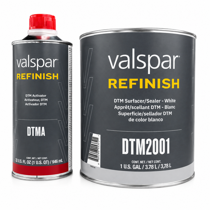 Valspar DTM Direct to Metal 2K Primer Kit with Activator