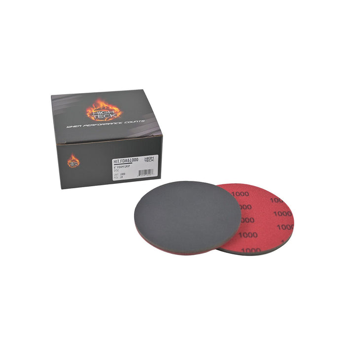 High Teck Products (10) Fda 6" 1000G Foam Sanding Disc