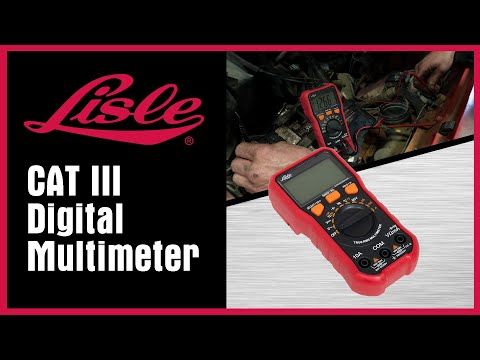LISLE SPECIALTY TOOLS MULTIMETER CAT III โ view 2