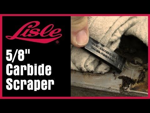 LISLE SPECIALTY TOOLS 5/8" CARBIDE SCRAPER, 5" β view 2