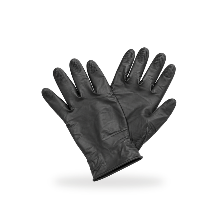 Black nitrile gloves pair โ included in the AutoFxMart complete spray kit