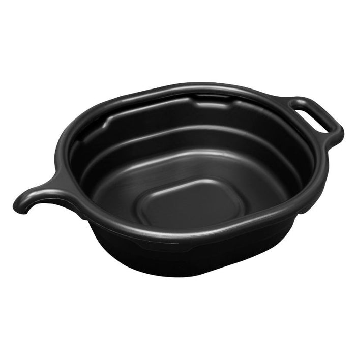 LISLE SPECIALTY TOOLS 4.5 Gallon Oval Drain Pan, Black