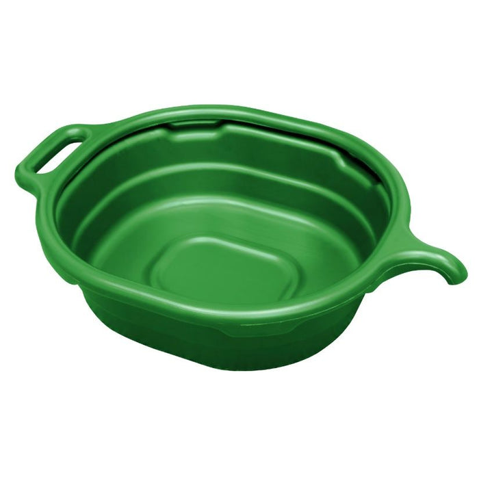 LISLE SPECIALTY TOOLS 4.5 Gallon Oval Drain Pan, Green