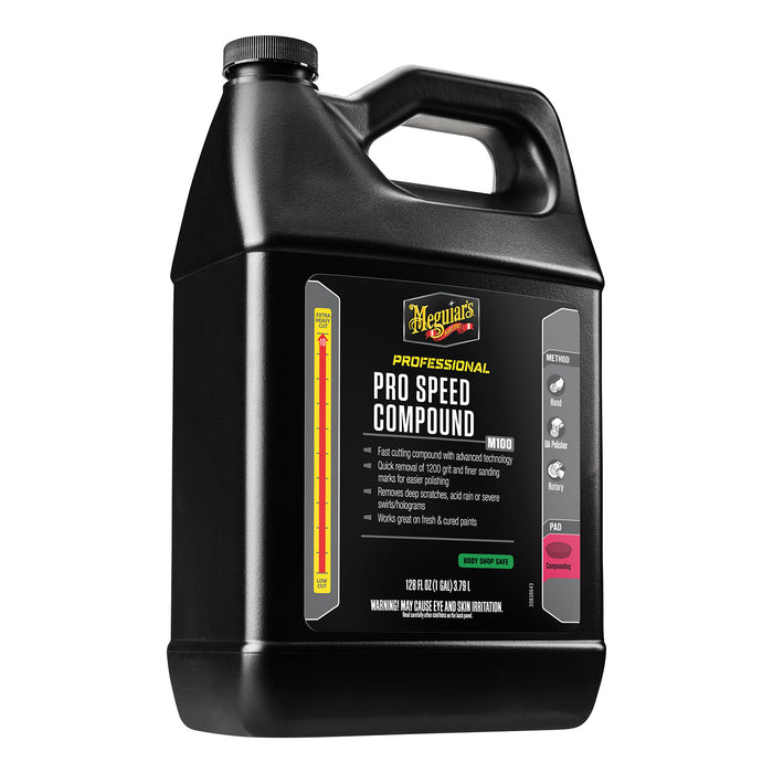 Meguiar's M10001 Mirror Glaze Pro Speed Compound 1 gal Clear