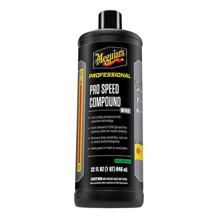 Meguiar's Mirror Glaze Pro Speed Compound 32 oz Clear Liquid