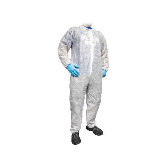 AES Industries 149 X-Large Elastic Waist Coverall, Reusable Breathable Workwear