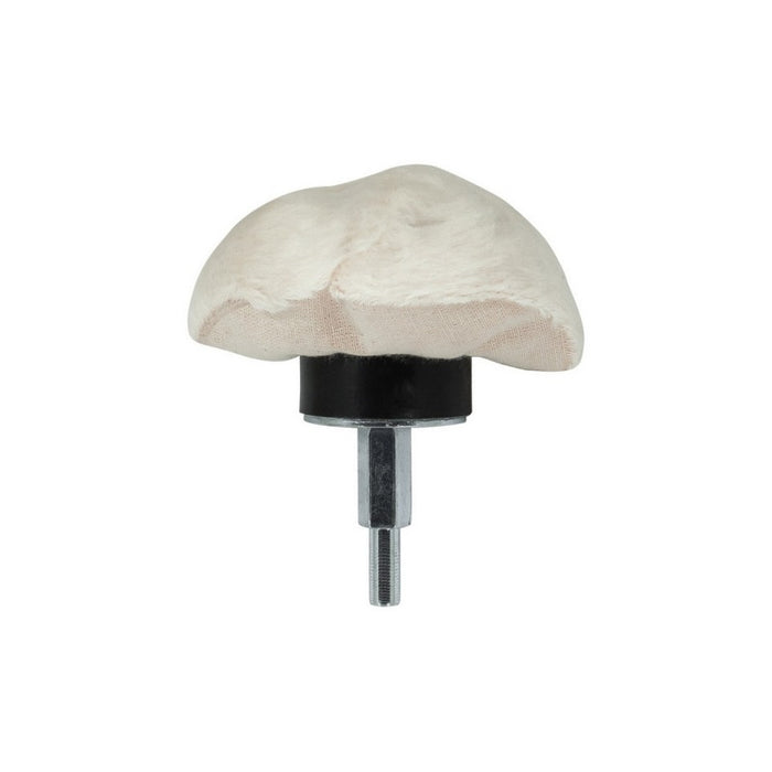 AES Industries Industries 162-3P Mushroom Buff, 3 in Overall Dia, White