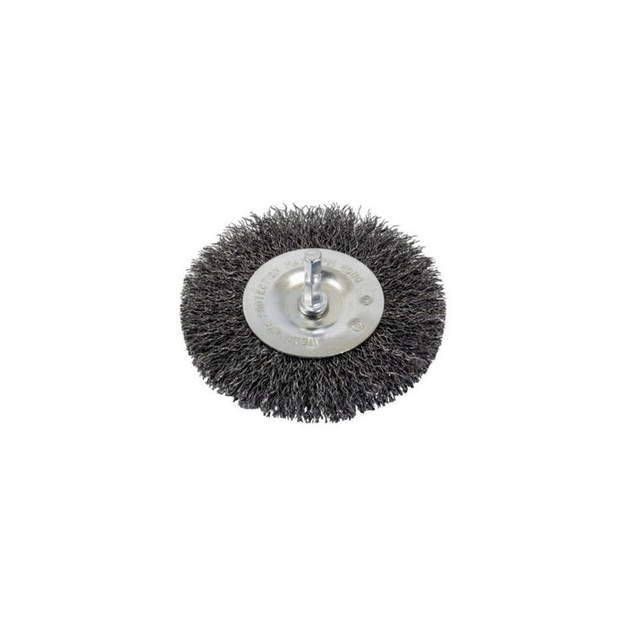 AES Industries Industries 1864 Wire Wheel with Mandrel, 4 in Dia