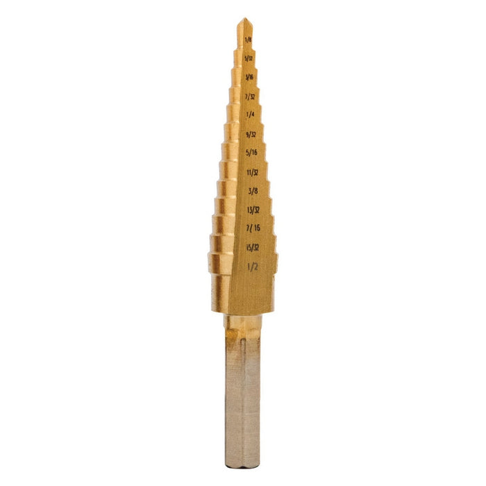 AES Industries Industries 261-12 Stubby Drill Bit, 1/8 in Dia, 2-1/4 in OAL, 135 deg, High Speed Ste — view 2