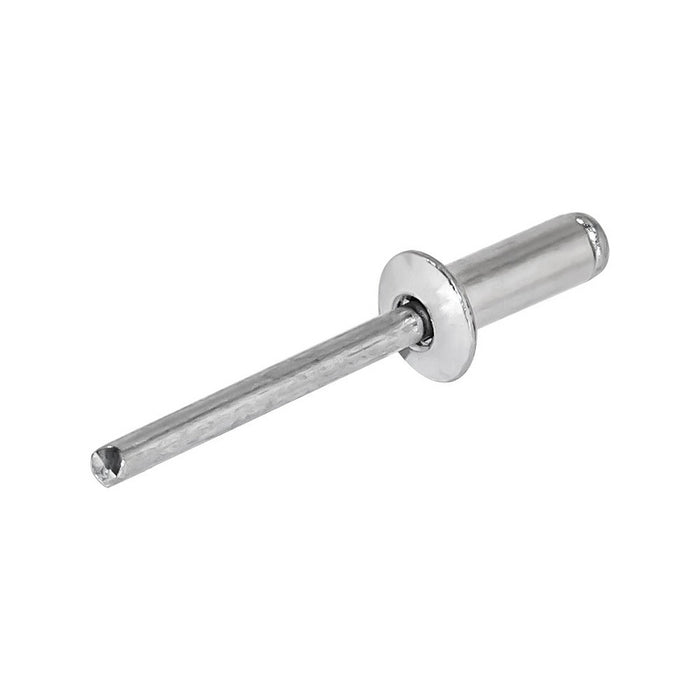 AES Industries Industries 27545 Blind Pop Rivet with Mandrel, 1/8 in Dia x 5/8 in Grip Range, Alumin