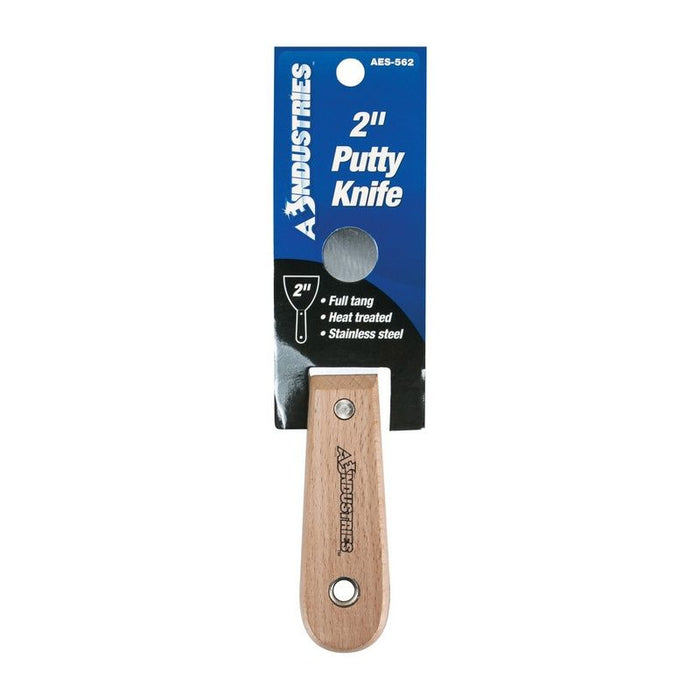 AES Industries Industries 562 Putty Knife, 2 in W, Steel