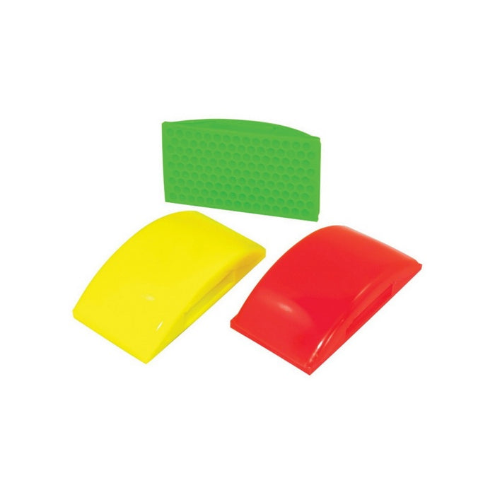 AES Industries Sanding Block 923, Vinyl, 5 in L x 2-5/8 in W, Fits 2-3/4 in Roll or Half-Sheet — view 3