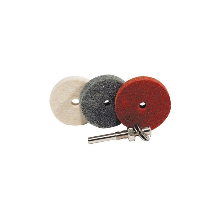 AES Industries Industries 95304 Polishing Sample Kit, 2 in Overall Dia