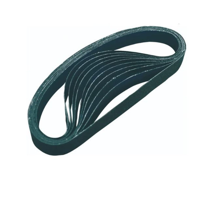 Astro Pneumatic Zirconia 100 Grit Sanding Belt 1/2" x 18" - 10pc — view 2
