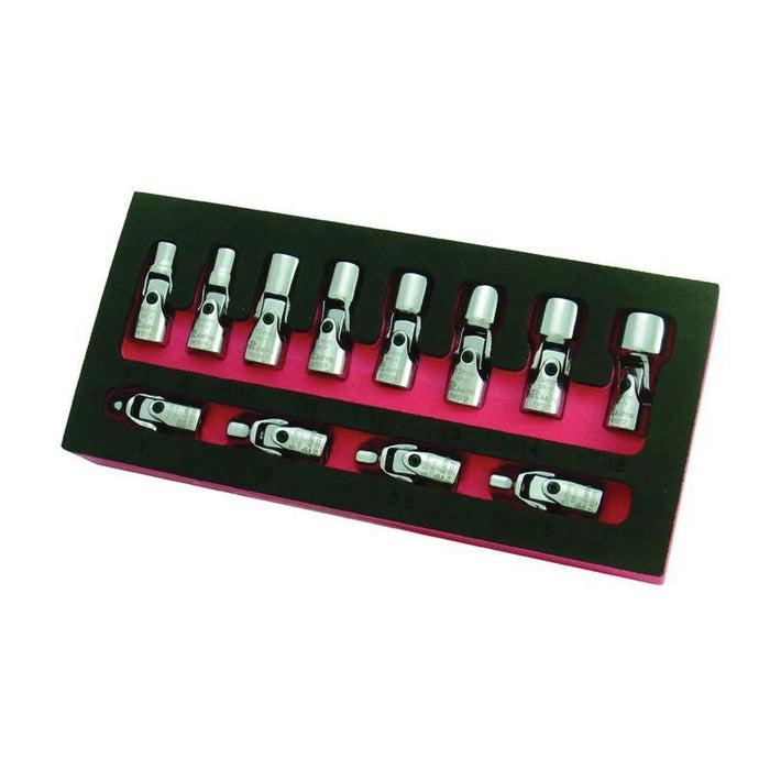 Astro Pneumatic Tool Company Socket Set, 1/4 In Drive, System Of Measurement: Metric, 6 -Point, 12 - — view 2
