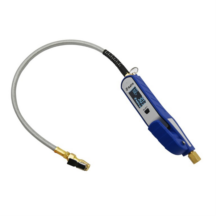 Astro Pneumatic Professional Rechargeable Digital Tire Inflator - Aluminum Body, Stainless Hose — view 2