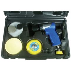 Astro Pneumatic® 3050 Complete Dual Action Sanding and Polishing Kit, 13000 to 16000 rpm, Pistol Grip Handle