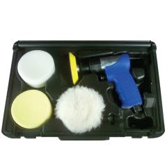 Astro Pneumatic® 3055 Mini Air Polishing Kit, 3 in, 5/16 in - 24 TPI Arbor, 2500 rpm, 5 cfm