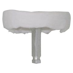 Astro Pneumatic® 3059-11 Buffing Wheel, 4 in, 100% Cotton, White