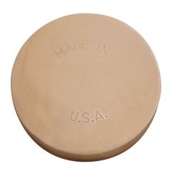 Astro Pneumatic® Smart Eraser® 400E Eraser Pad, 4 in Dia, 5/16-24 Arbor/Shank, 4000 rpm, Rubber, Beige