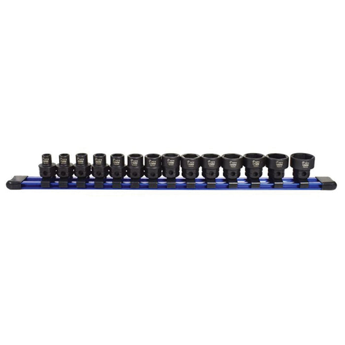Astro Pneumatic 78314 Nano 14-Piece Impact Socket Set, Metric, 3/8 in, Hex Drive