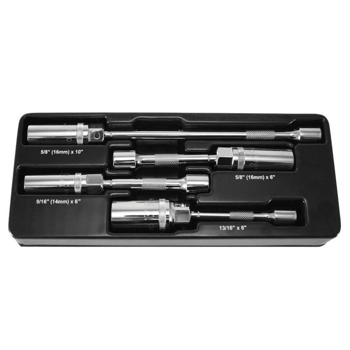Astro Pneumatic 94404 Magnetic Spark Plug Universal Extension Socket Set, 3/8 in, 6 Point — view 2