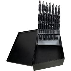 Astro Pneumatic® Onyx TS29 Mechanics Length 29-Piece Turbostep Twist Drill Bit Set, 1/16 to 3/8 in, High Speed Steel