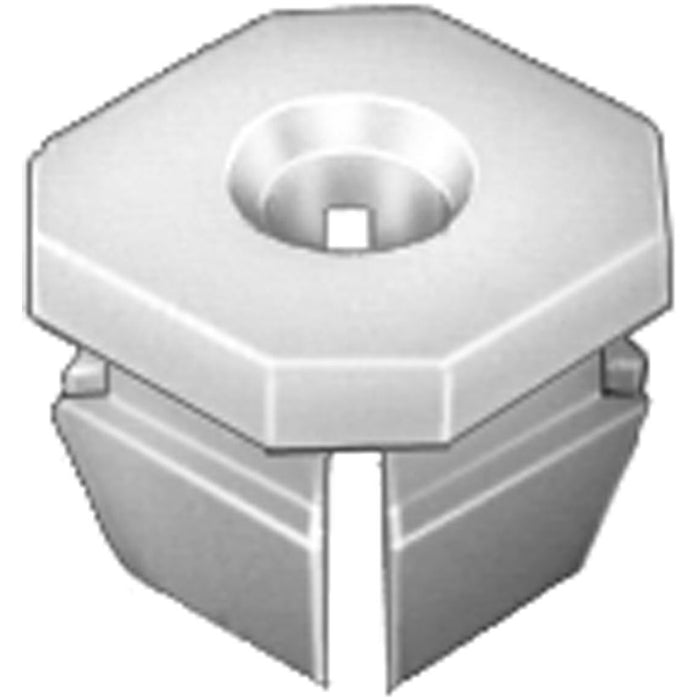 Auveco Pak Nylon Nuts, #8 Screw Size