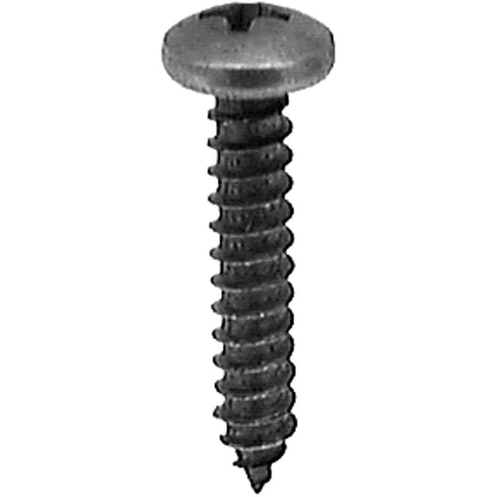 Auveco Phil Pan Hd T.S., #10 X 1, Bk Oxide
