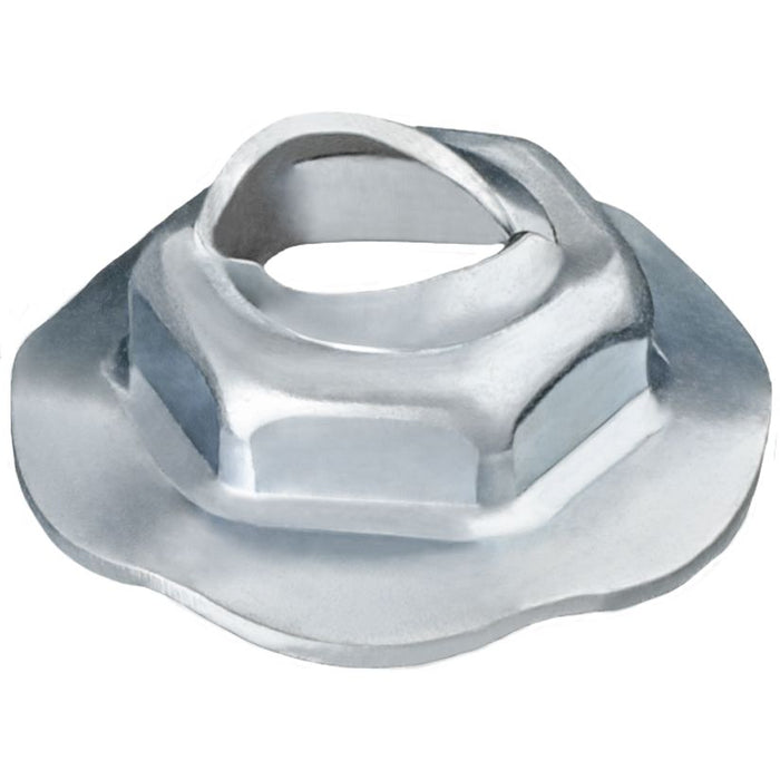 Auveco Thread Cutting Nut 6.3MM Stud Size - Zinc