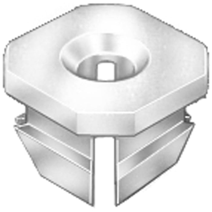 Auveco Pak Nylon Nuts, #8 Screw Size