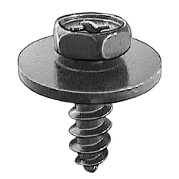 Auveco Phillips Hex Hd Sems Tap Screw M5 X 16 Black