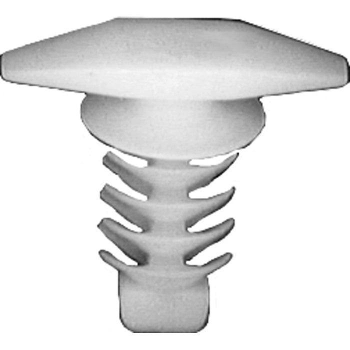 Auveco Ford Weatherstrip Retainer White Nylon