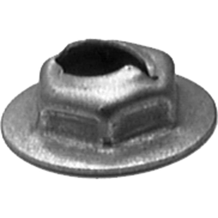 Auveco Thread Cutting Nut 1/4 Stud Size 11/16 Wshr Dia
