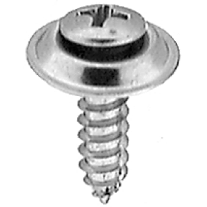Auveco Phil Oval Hd Sems Cntrsk T.S., #10 X 3/4, Chrm