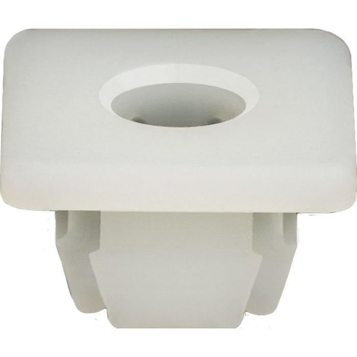 Auveco 11719 Square Head License Plate Nut, 1/4 in Screw x 0.415 in W x 0.37 in OAL, Nylon