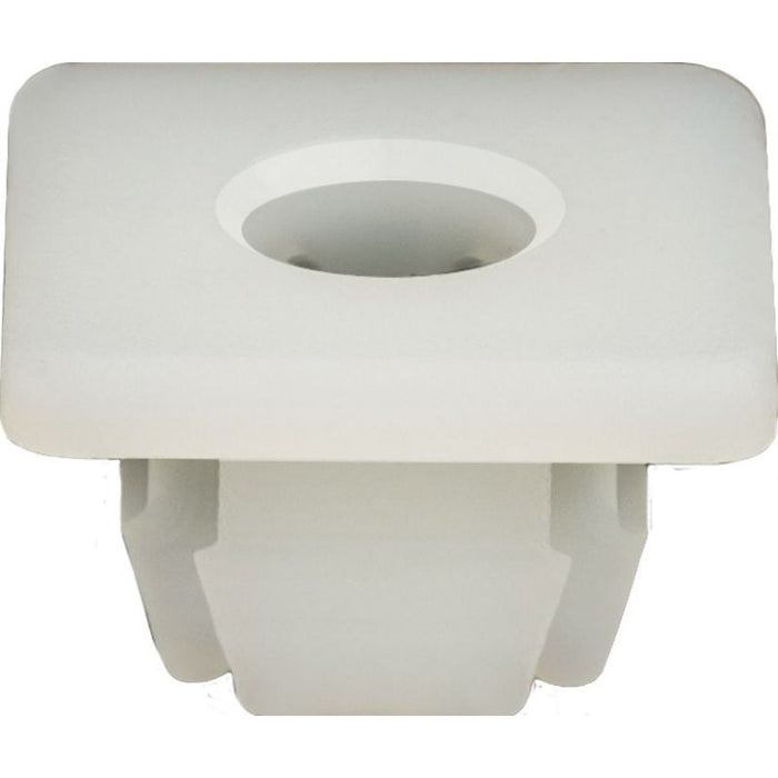 Auveco 11719 Square Head License Plate Nut, 1/4 in Screw x 0.415 in W x 0.37 in OAL, Nylon