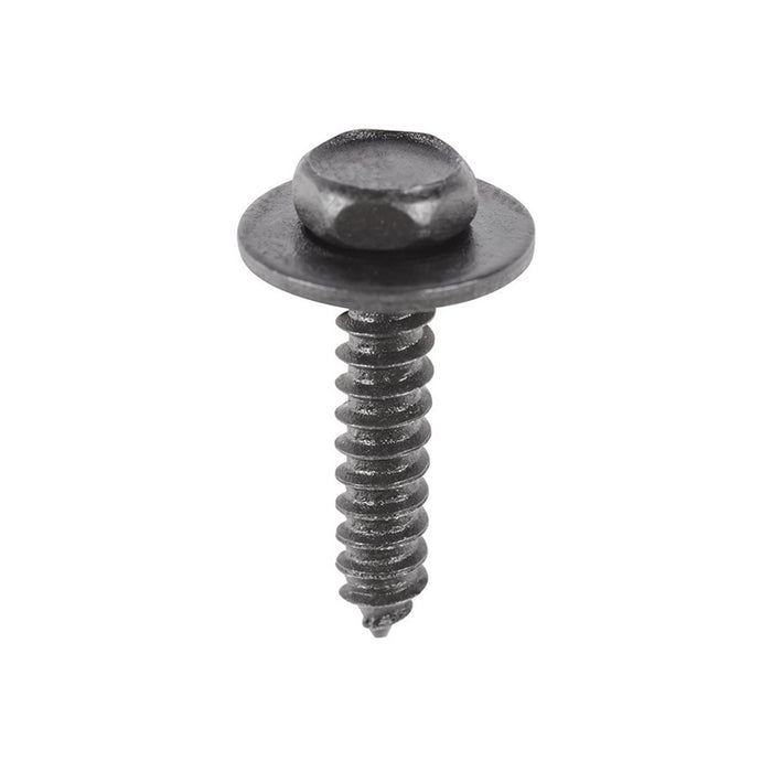 Auveco 12742 Hex Head Sems A/AB Point Tapping Screw, M4.2 x 1.41 mm Screw x 20 mm L, Phosphate