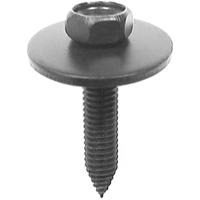 Auveco 13618 Hex Head Sems CA Point Body Bolt, M6 x 1 mm Screw x 30 mm L, Phosphate