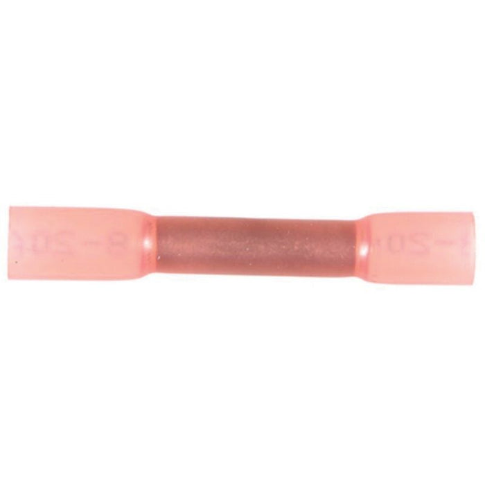 Auveco 13659 Krimp and Seal Insulation Butt Connector, Polyolefin, Red