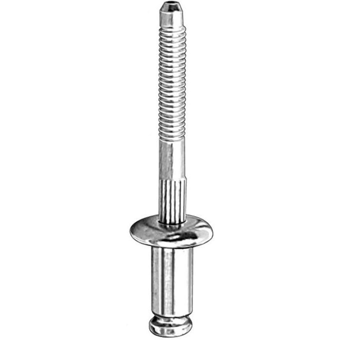 Auveco 16837 Peel-Type Window Regulator Rivet, 1/4 in Dia x 1/32 to 9/64 in Grip Range, Aluminum/Ste