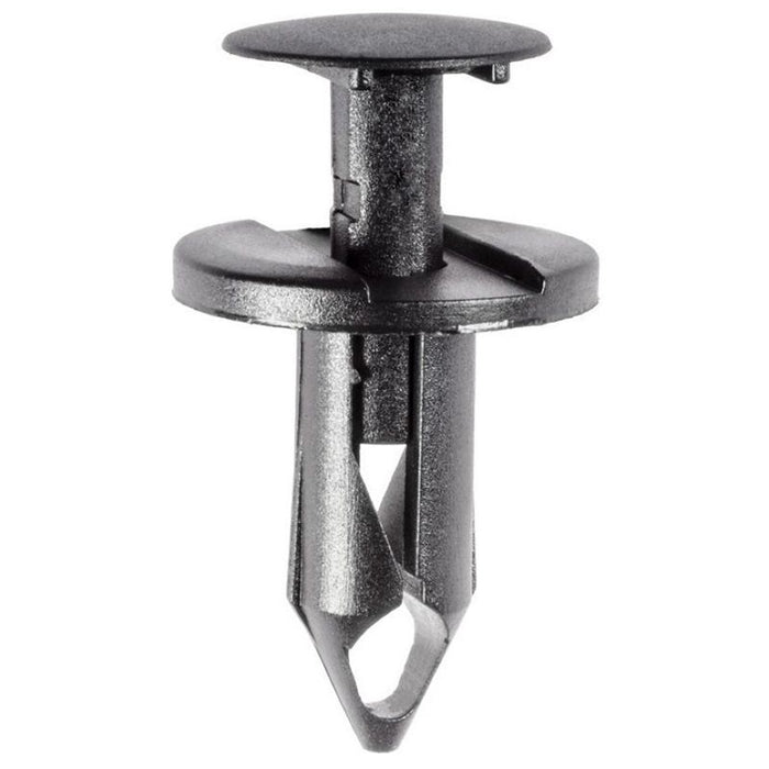 Auveco 17216 Push-Type with Closed End Air Baffle to Under Carriage Retainer, 20 mm Dia Head, Nylon,